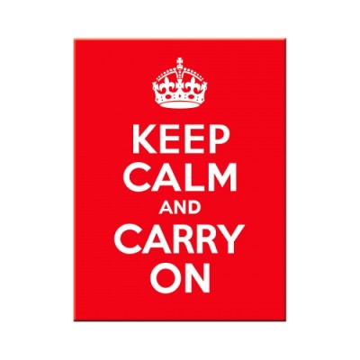 Магнит 8x6 см "Keep Calm and Cerry On" Nostalgic Art (14291) Магнит 8x6 см "Keep Calm and Cerry On" Nostalgic Art (14291)