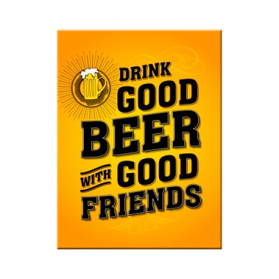 Магніт 8x6 см "Drink Good Beer" Nostalgic Art (14355) Магніт 8x6 см "Drink Good Beer" Nostalgic Art (14355)