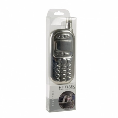  Фляга Mobile Phone, нержавіюща сталь, 40мл