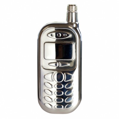  Фляга Mobile Phone, нержавіюща сталь, 40мл