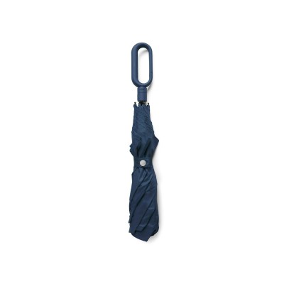 Складной зонт Lexon Mini Hook с ручкой-крюком, синий