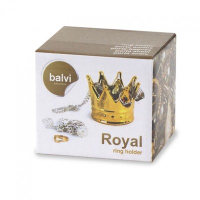 Держатель Balvi для колец Royal, золотистый Держатель Balvi для колец Royal, золотистый