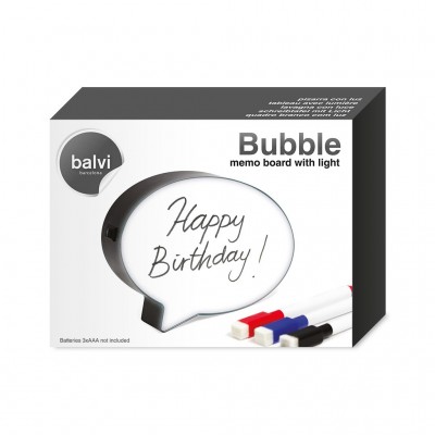 Набор Balvi для заметок Bubble with light с подсветкой Набор Balvi для заметок Bubble with light с подсветкой