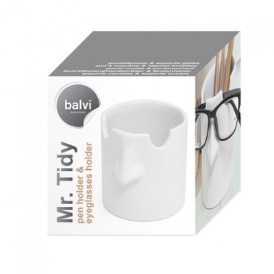 Підставка Balvi для ручок Mr. Tidy керамічна біла Підставка Balvi для ручок Mr. Tidy керамічна біла