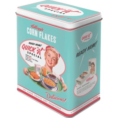 Коробка для хранения L"Kellogg's Quick K Menu" Nostalgic Art (30112)