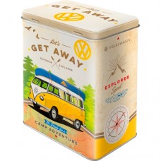 Коробка для хранения L"VW Bulli - Let's Get Away!" Nostalgic Art (30136) Коробка для хранения L"VW Bulli - Let's Get Away!" Nostalgic Art (30136)