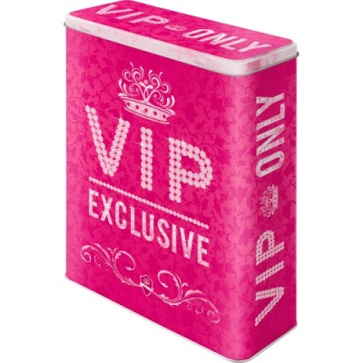 Коробка для зберігання XL"VIP Pink Only" Nostalgic Art (30318) Коробка для зберігання XL"VIP Pink Only" Nostalgic Art (30318)