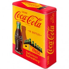 Коробка для хранения XL"Coca-Cola - In Bottles Yellow" Коробка для хранения XL"Coca-Cola - In Bottles Yellow"