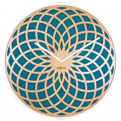 Настінний годинник "Sun Small Turquoise" Ø35 см Настінний годинник "Sun Small Turquoise" Ø35 см
