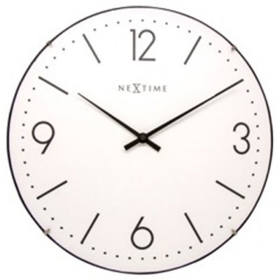 Часы настенные "Basic Dome" белые Ø35 см Часы настенные "Basic Dome" белые Ø35 см