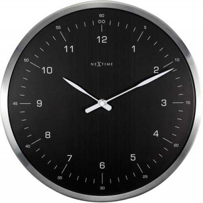 Часы настенные "60 Minutes", черные Ø33 см