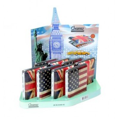 Портсигар "UK/USA" для 20 сигарет Портсигар "UK/USA" для 20 сигарет
