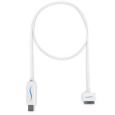 Кабель iPod, iPhone, iPad, білий Кабель iPod, iPhone, iPad, білий