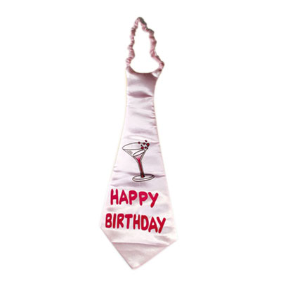 Галстук-гигант "Happy Birhtday" Галстук-гигант "Happy Birhtday"