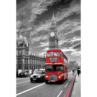  Постер London - Red Bus 61 x 91,5 см 