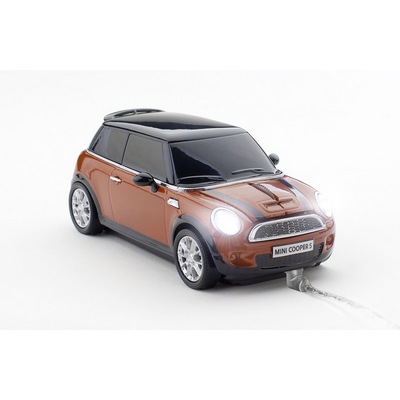 Мышка компьютерная "Mini Cooper", оранжевый Мышка компьютерная "Mini Cooper", оранжевый