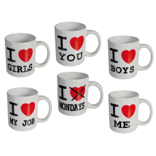 Кружка керамическая "I love my job" 5х8 см Кружка керамическая "I love my job" 5х8 см