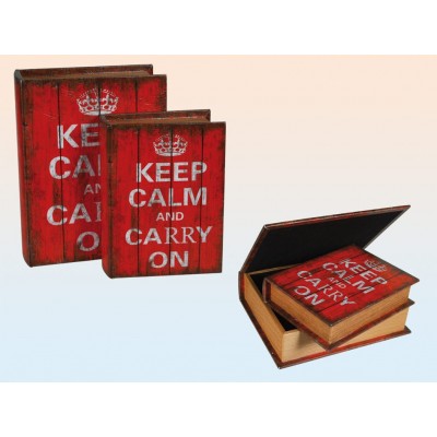  Сейф-книга "Keep calm and Carry on" (21 см) 