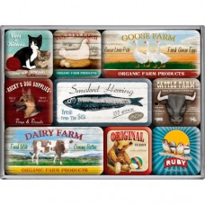 Набор из 9 магнитов "Animal Club" Nostalgic Art (83032)