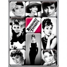 Набор из 9 магнитов "Audrey Hepburn" Nostalgic Art (83040)