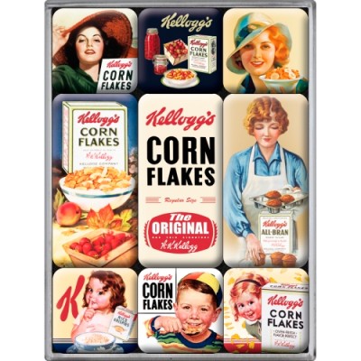 Набір із 9 магнітів "Kellogg's Classics" Nostalgic Art (83045) 