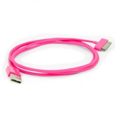 USB кабель для iPhone та iPad "Aiino", рожевий USB кабель для iPhone та iPad "Aiino", рожевий