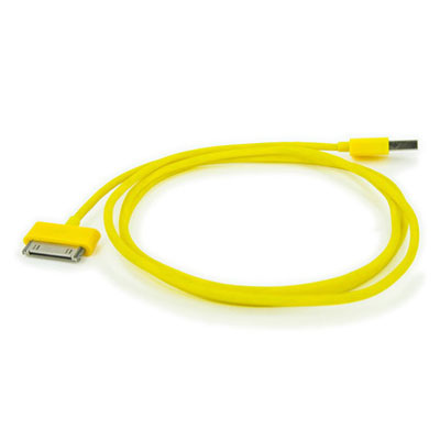 USB кабель для iPhone та iPad "Aiino", жовтий USB кабель для iPhone та iPad "Aiino", жовтий