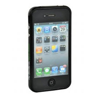Бампер для Iphone 4S "Beatles on apple", чорний Бампер для Iphone 4S "Beatles on apple", чорний