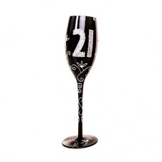 Келих для шампанського "21", чорний 