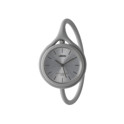 Часы универсальные Lexon Take Time с ремешком из силикона, серые Часы универсальные Lexon Take Time с ремешком из силикона, серые