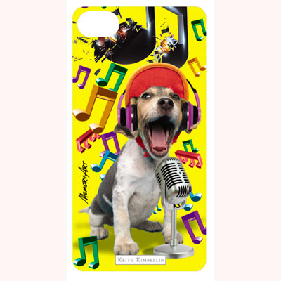  3D вкладки для iPhone "Singer dog" 