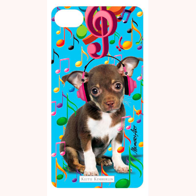  3-D вкладка для iPhone Music dog 2 