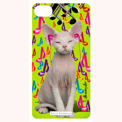 3-D вкладка для iPhone "Music cat" 3-D вкладка для iPhone "Music cat"