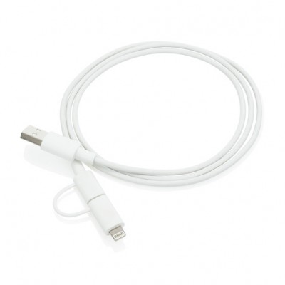 Лицензированный USB-кабель 2 в 1