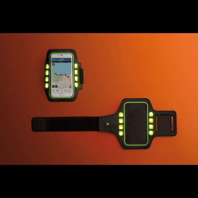 Спортивный чехол для телефона на руку с LED подсветкой Спортивный чехол для телефона на руку с LED подсветкой
