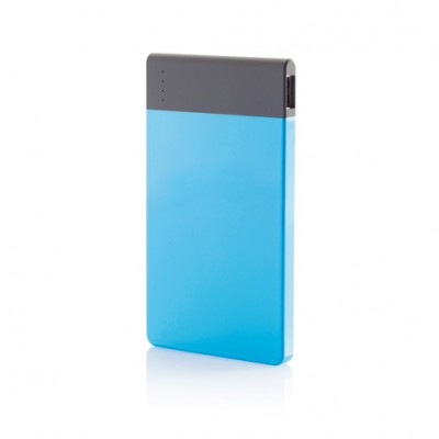 Пауэр-банк Flat 4600 mAh голубой Пауэр-банк Flat 4600 mAh голубой