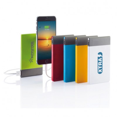 Пауэр-банк Flat 4600 mAh голубой Пауэр-банк Flat 4600 mAh голубой