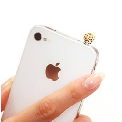Аксесуар для Iphone "Plugo Crystal Ball", золотий Аксесуар для Iphone "Plugo Crystal Ball", золотий