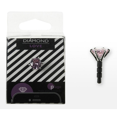 Аксесуар для Iphone "Plugo Diamante", рожевий Аксесуар для Iphone "Plugo Diamante", рожевий
