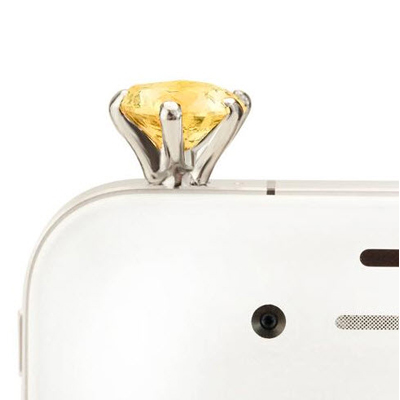 Аксесуар для Iphone "Plugo Diamante", золотий Аксесуар для Iphone "Plugo Diamante", золотий