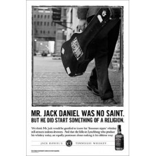 Постер "Jack Daniel's (No Saint)" 61 x 91,5 cм Постер "Jack Daniel's (No Saint)" 61 x 91,5 cм