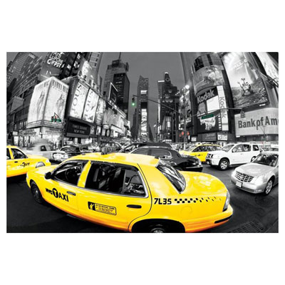 Постер "Rush hour Times Square (Yel" 61 x 91,5 см Постер "Rush hour Times Square (Yel" 61 x 91,5 см