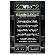 Постер "Gaming Zone: правила" 61 x 91,5 см Постер "Gaming Zone: правила" 61 x 91,5 см