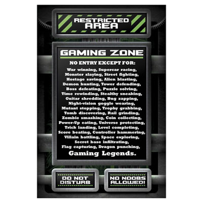 Постер "Gaming Zone: правила" 61 x 91,5 см Постер "Gaming Zone: правила" 61 x 91,5 см