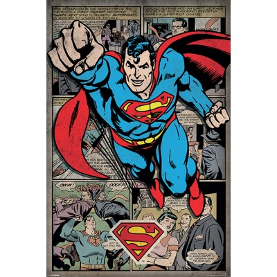 Постер Superman (Comic Montage) Постер Superman (Comic Montage)