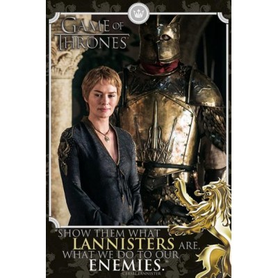 Постер "Game of Thrones (Cersei - Enemies) / Гра престолів" Постер "Game of Thrones (Cersei - Enemies) / Гра престолів"