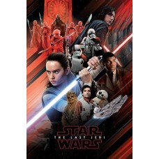 Постер Star Wars The Last Jedi (Red Montage) / Звёздные войны 61 x 91,5 cм Постер Star Wars The Last Jedi (Red Montage) / Звёздные войны 61 x 91,5 cм