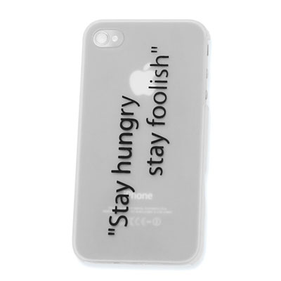 Чохол для iPhone 4G "Stay hungry Stay foolish" Чохол для iPhone 4G "Stay hungry Stay foolish"
