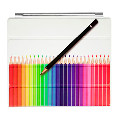 Чохол для iPad 2 "Олівці" Чохол для iPad 2 "Олівці"