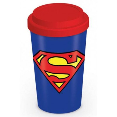 Эко кружка для путешествий (с крышкой) Dc Comics (superman) / Супермен